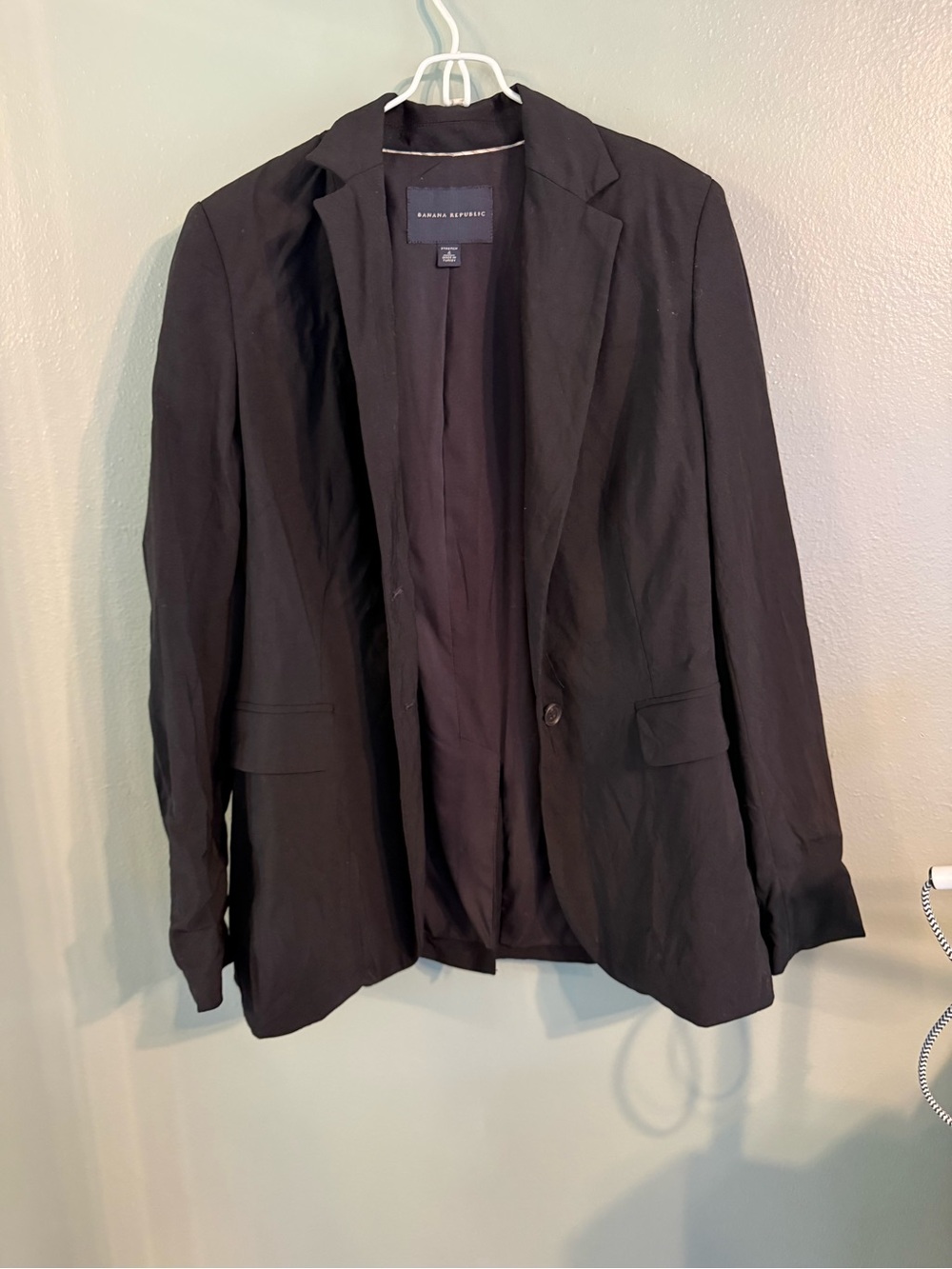 Banana Republic Black Stretch Blazer